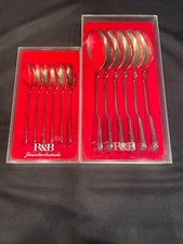 Robbe & Berking, Besteck Spaten, 150 g massiv versilbert, gebraucht, 24 teilig