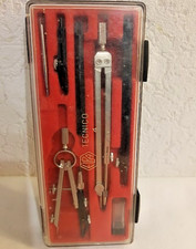 ELPA - TECNIKO  4    Zirkelkasten alt mit  Zubehör  -  in guter Zustand