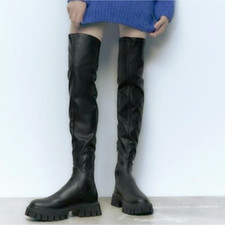 Zara Over Knee Boots Womens 37
