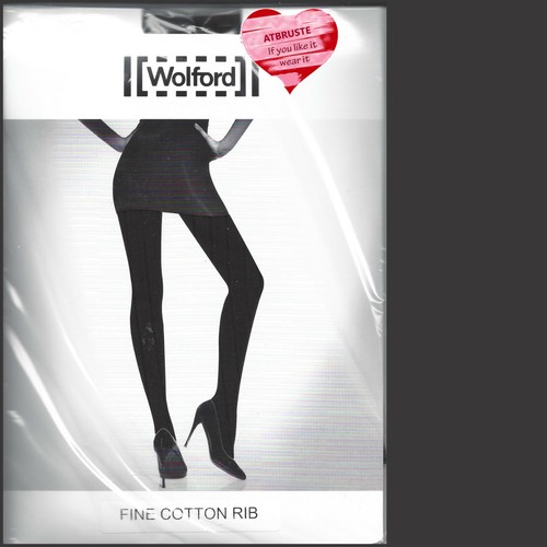 Wolford fine cotton rib tights - fine,