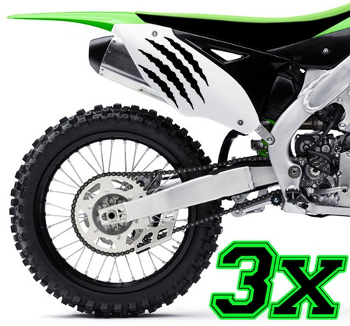 Monster kralle sticker - 3x,