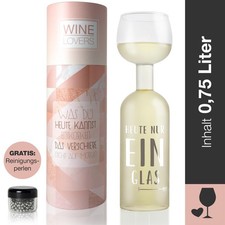 Wine Lovers Weinflasche Glas