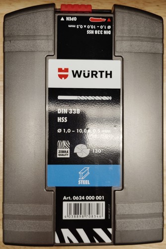 Würth hss bohrer - hss, set