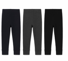 3er Pack Thermo Unisex Leggings Kinderleggings Gr 104-146 Jungen Mädchen Winter