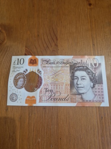 Bank england 10 polymer - of,