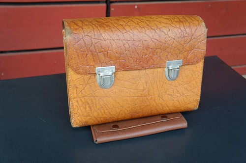 Alt antik leder tasche - tasche, ranzen