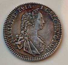 Habsburg 1/4 Taler 1744 Hall