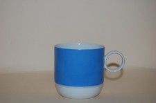 Kaffeetasse blau duo metric - kaffeetasse,