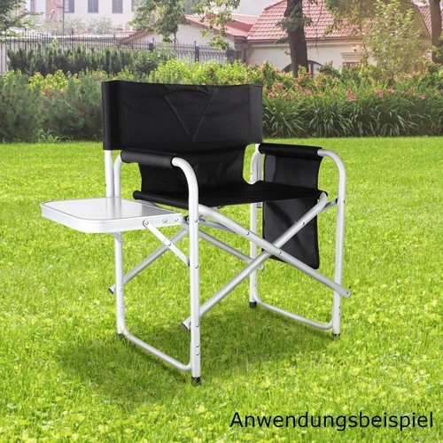 Aluminium regiestuhl mit - aluminium,