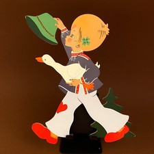 1960er Holz-Wandfigur