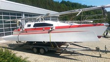 Kreuzer Trimaran Mader-Werftbau H32T (9,6 m x 7,2 m) inkl. Trailer & Slipwagen