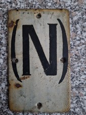 DB Bundesbahn. Blechschild