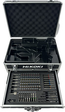 HiKOKI Alu Transportkoffer Koffer Case mit Schublade und 100-tlg. Zubehör Set