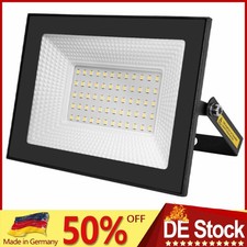 100watt 20000LM LED Fluter Flutlicht Außen Strahler Scheinwerfer Kaltweiß IP65