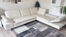 Leder wohnlandschaft weiß - leder,