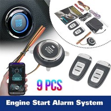 Auto Keyless Entry Motor Start Alarm System Push Button APP Remote Starter Stop!