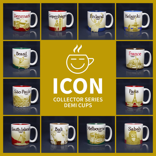 Starbucks city demi cups - city,