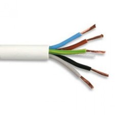 White Flex 0.75mm 5 Core 3185Y