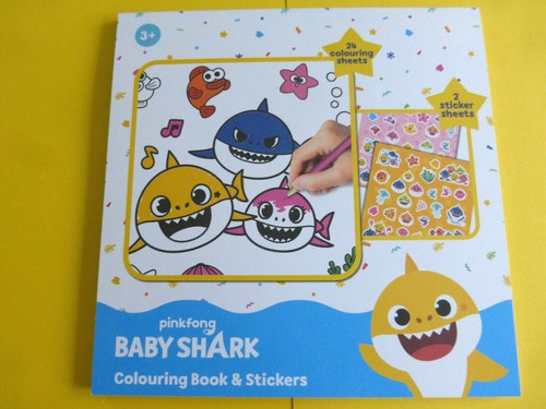 Malbuch baby shark sticker - baby,