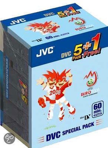 Jvc mini dv videokassette - 6, mini-dv