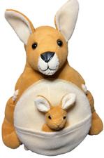 Känguru Plüsch CD Tasche Aufbewahrung Stofftier Plüschtier Kuscheltier Tum Tums