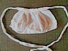 Puppenschürze Kleidung 60er Jahre weiß Babypuppe Stehpuppe