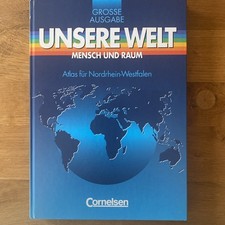 Schul-Atlas, Cornelsen Verlag, Ausgabe NRW, Gebraucht, aber sehr guter Zustand