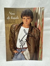 Ältere Autogrammkarte Von Nino De Angelo / Original Autogramm - Sammler Stück 