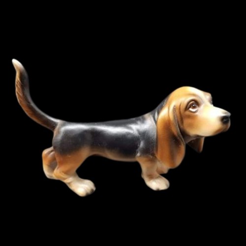 Goebel porzellanfigur basset - porzellanfigur:,