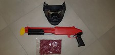 Paintball Markierer für Kinderpaintball als Set mit Thermalmaske u. Beutel Paint