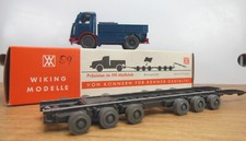 Wiking 1:87 590 DB Strassenroller Culemeyer Modell Blau Grau  mit OVP 60er Jahre