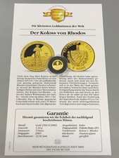 Die kleinsten Goldmünzen der