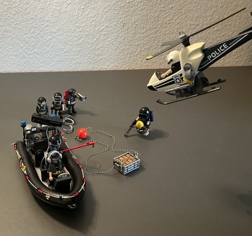 Playmobil polizeiboot - playmobil, (9362)