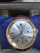 Elegante Herrenarmbanduhr Constantin Durmont Lederarmband 121 543