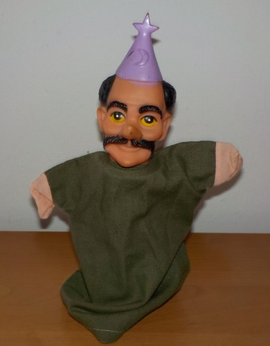 Zauberer handpuppe - zauberer,