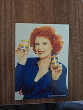 Elisabeth Volkmann Autogrammkarte/Handsigniert/Echtfoto/Schauspielerin/Original 