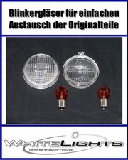weisse Blinker Gläser Honda