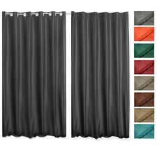 Thermogardine Wildseide Optik blickdicht 245x245 Vorhang Polar Fleece Gardine 