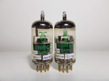 E188CC (1963) MATCH PAIR RT RING GETTER GOLD PINS GLIMMERFEDER DGTSTD + TV7D/U X1