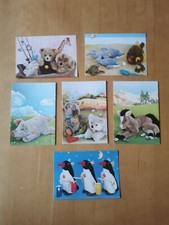 Steiff Postkarten Tiere