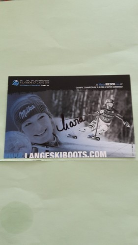Autogrammkarte maria riesch - maria,
