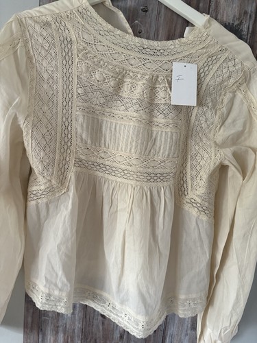 Bluse spitze stickerei - stickerei, top