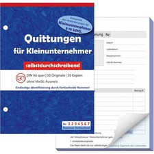 Kassenblock, Quittungsblock