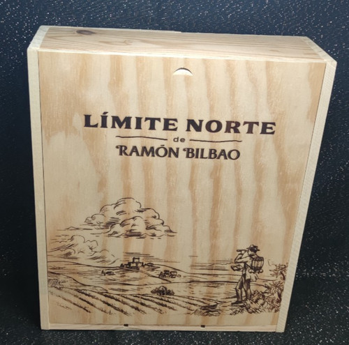 Weinkiste holz für 3 - holz,