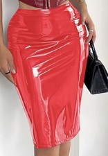 Lackrock Mittelang Rot Gr.XL