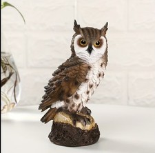 Eule Deko Figur Waldkauz