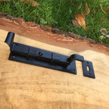 Gekröpfter Torschließer antik Schiebeverschluss Bolzenriegel Schubriegel Riegel