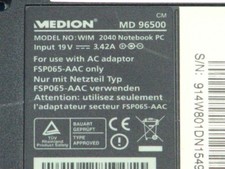 Gehäuse unten  Medion MD96500 Notebook 1-23757