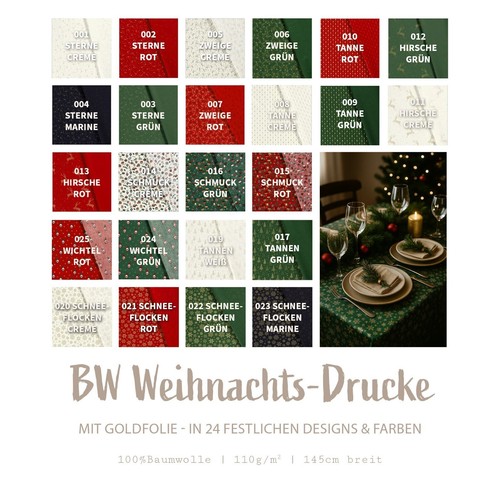 Weihnachtsstoffe baumwolle - weihnachtsstoffe,