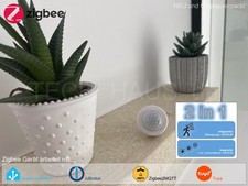 NEU Zigbee SmartHome Bewegungsmelder+ Helligkeitssensor MINI rund inkl. Batterie